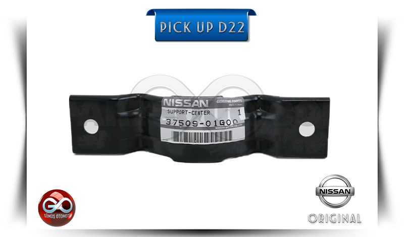 37509-01G00<br>ŞAFT ASKI TAKOZU MONTAJ ALT SAÇI<br>PICK UP = D22 = TD27 = 2700 cc = DİZEL - Gümüş Otomotiv