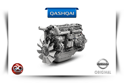 Nissan Qashqai motor aksamı, açıkta silindirli motor bloğu