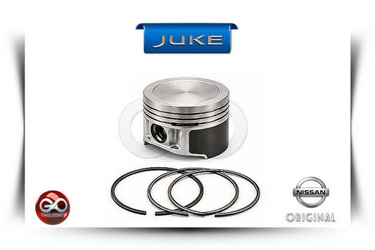 Piston ve segman seti (12000-00Q5A), metal görünümlü yedek parça