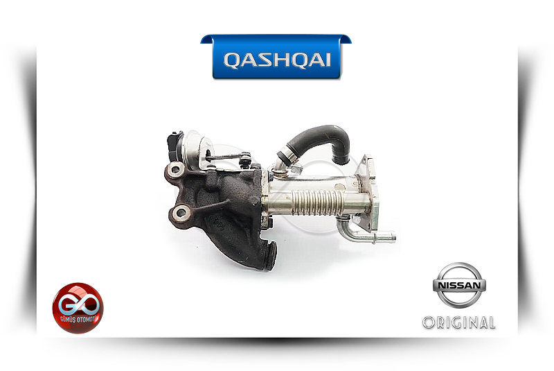 NISSAN orijinal otomobil mekanik parçası; siyah braketli metal düzeneği ve hortum
