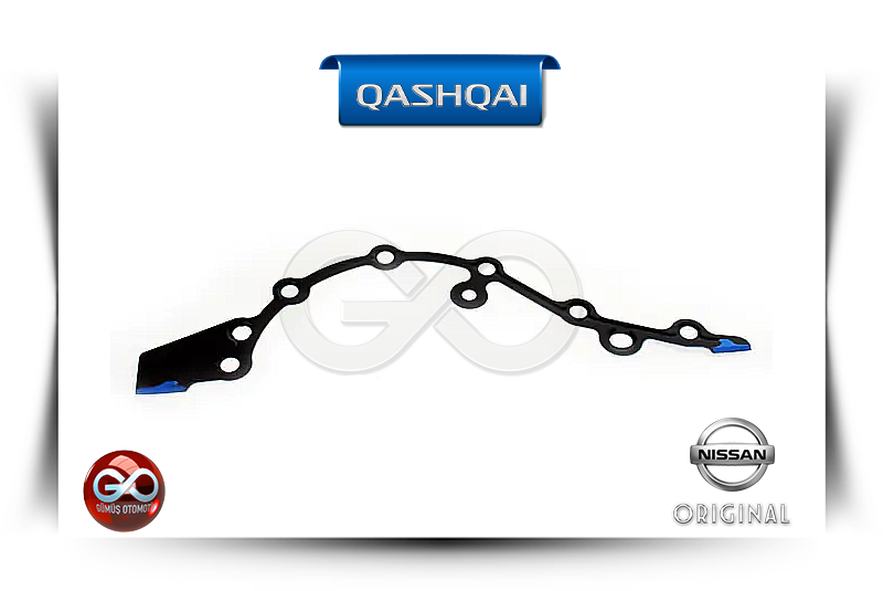 Nissan Qashqai için siyah zamanlama zinciri kapağı/conta seti, ORJİNAL