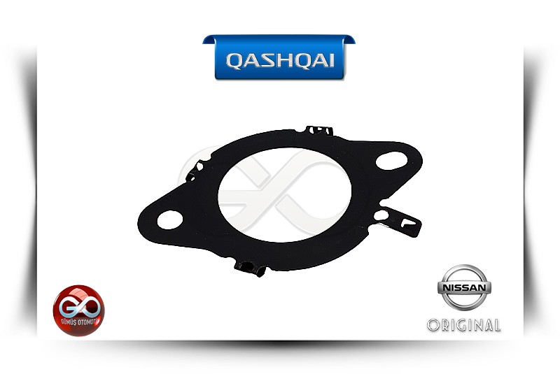 Otomobil yedek parçası 16476-00QAB, siyah oval conta gövdesi ve delikleri