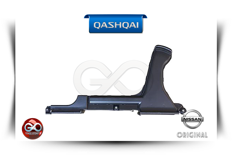 Nissan Qashqai hava emiş hortumu, montaj braketli siyah orijinal parça