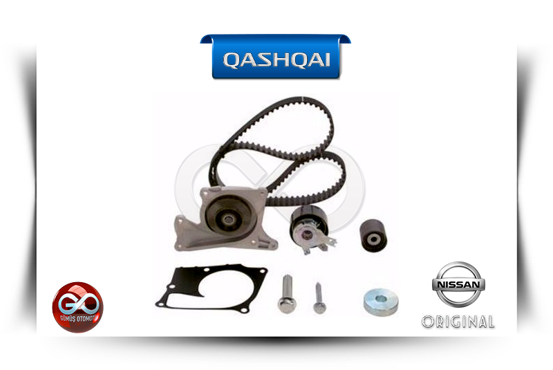 16807-00QBB<br>KOMPLE TRİGER SETİ+SU POMPASI<br>QASHQAI>>J10E>>K9K>>1500 cc  DİZEL