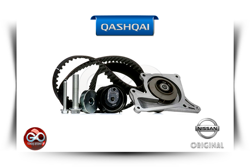 16807-00QBB<br>KOMPLE TRİGER SETİ+SU POMPASI<br>QASHQAI>>J10E>>K9K>>1500 cc  DİZEL