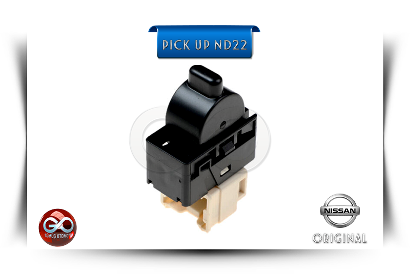 25411-2S700<br>ARKA KAPILAR CAM AÇMA DÜĞMESİ<br>PICK UP = ND22 = YD25DDTI = 2500 cc = DİZEL