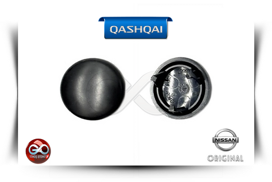 Siyah yuvarlak kapak ve açık ön yüzlü yedek parça, Nissan ORIGINAL