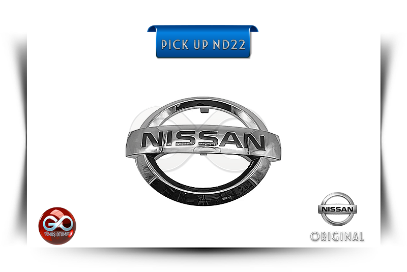 Nissan marka amblem seti (orijinal)