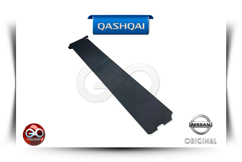 Nissan için koyu renk uzun plastik parça, sabitleme kulplu
