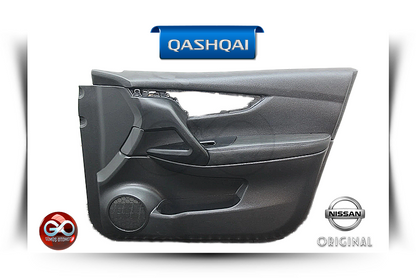 Ön kapı döşemesi (sağ) QASHQAI için; siyah iç panel, kulplu ve hoparlörlü