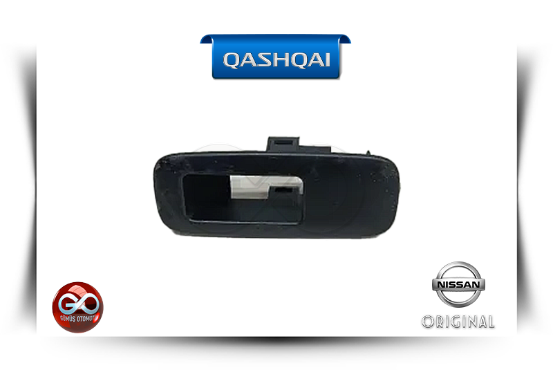 Sol ön kapı cam açma anahtarı bakaliti, siyah renkli parça
