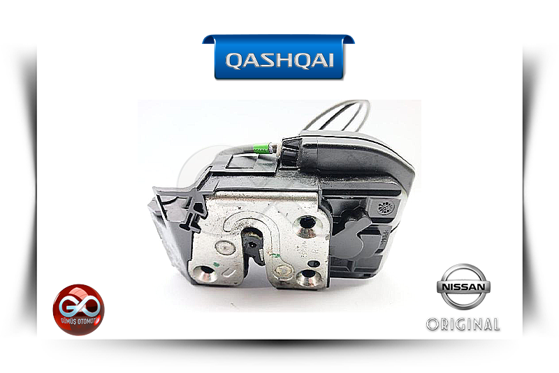 Nissan kilit mekanizması: metal gövde ve siyah plastik aksam, Orijinal