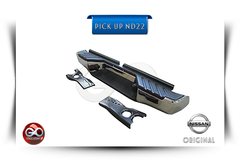 85014-VK401<br>ARKA TAMPON>>SADECE NİKELAJLI ANA GÖVDE<br>PICK UP>>ND22>>YD25DDTI>>2500 cc>>TURBO DİZEL