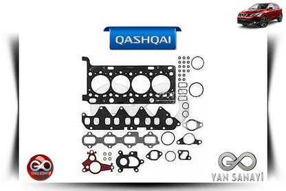 QASHQAI motor tam conta seti; diyagramlı çeşitli contalar ve keçeler