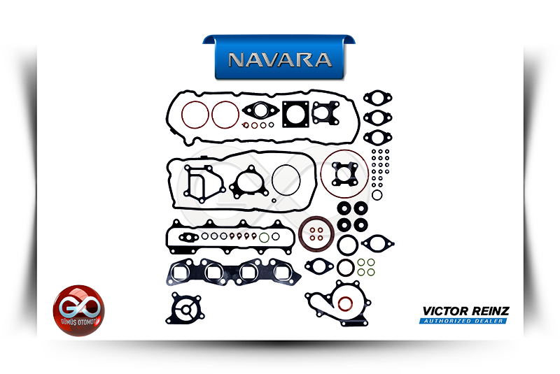 Navara motor conta takımı; VICTOR REINZ damgalı conta ve sızdırmazlık seti