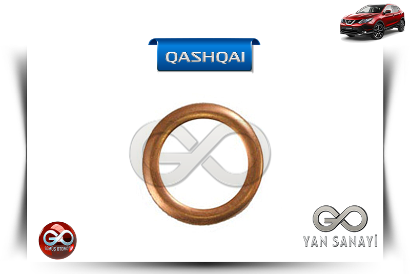 11026-00QAB<br> MOTOR YAĞ KARTER TAPASI SIZDIRMAZLIK CONTASI<br> QASHQAI-J11E-R9M-1600 cc DİZEL - Gümüş Otomotiv
