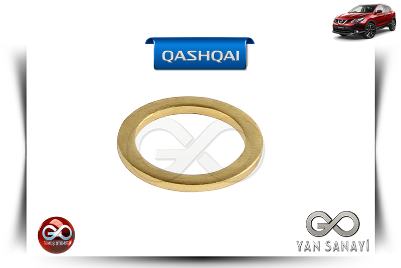 11026-00QAB<br>MOTOR YAĞ KARTER TAPA CONTASI<br>QASHQAI-J11E-HRA2DDT-1200 cc BENZİNLİ - Gümüş Otomotiv