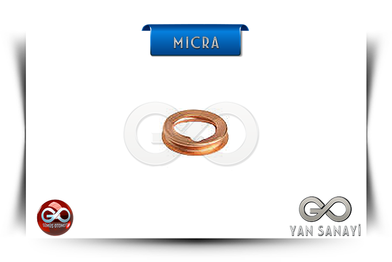 11026-01M02<br>YAĞ KARTER TAPA CONTASI<br>MICRA-K11E-CG13DE-1300 cc BENZİNLİ - Gümüş Otomotiv