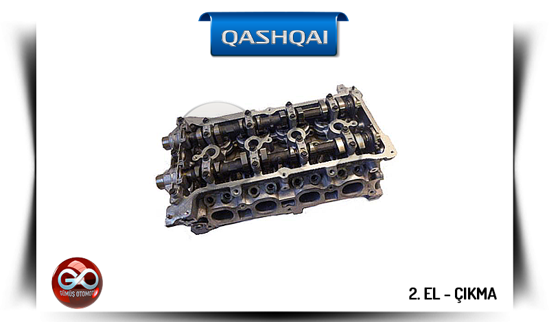 Motor silindir kapağı komple metal parça, valf kanallı (2. el çıkma)