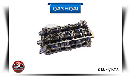 Motor silindir kapağı komple metal parça, valf kanallı (2. el çıkma)