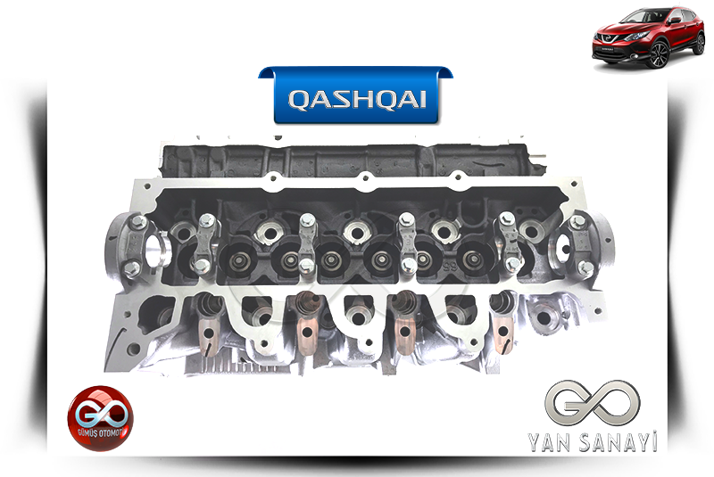 11041-00Q2D<br>SİLİNDİR KAPAĞI<br>QASHQAI-J11E-K9K-1500 cc DİZEL - Gümüş Otomotiv