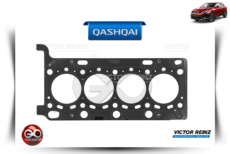 11044-00Q0V<br> SİLİNDİR KAPAK CONTASI<br> QASHQAI-J11E-R9M-1600 cc DİZEL - Gümüş Otomotiv