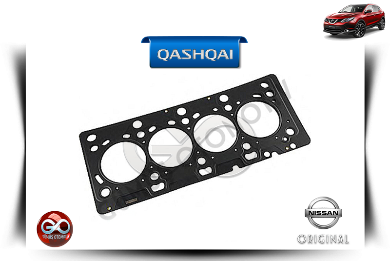 11044-00Q1E<br>SİLİNDİR KAPAK CONTASI<br> QASHQAI-J11E-K9K-1500 cc DİZEL - Gümüş Otomotiv