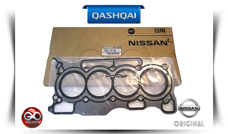 11044-BC20B<br>SİLİNDİR KAPAK CONTASI<br>QASHQAI >>J10E >>HR16DE >>1600 cc  BENZİNLİ - Gümüş Otomotiv