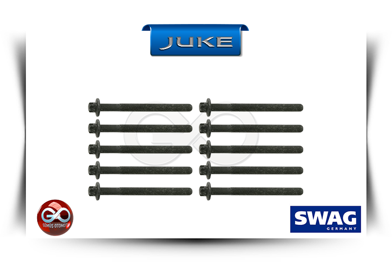 11056-00Q0B<br>SİLİNDİR KAPAK SAPLAMASI<br>JUKE >>F15E >>K9K >>1500 cc DİZEL - Gümüş Otomotiv