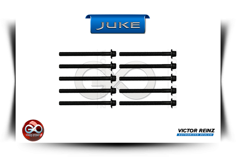 11056-00Q0B<br>SİLİNDİR KAPAK SAPLAMASI<br>JUKE >>F15E >>K9K >>1500 cc DİZEL - Gümüş Otomotiv