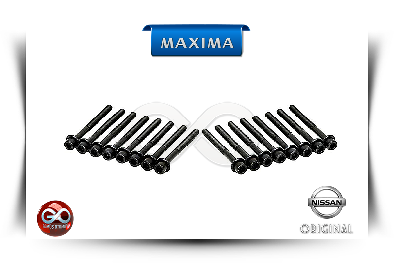 11056-31U00<br>SİLİNDİR KAPAK SAPLAMASI<br>MAXIMA >>A32 >>VQ20DE >>2000 cc  BENZİNLİ - Gümüş Otomotiv