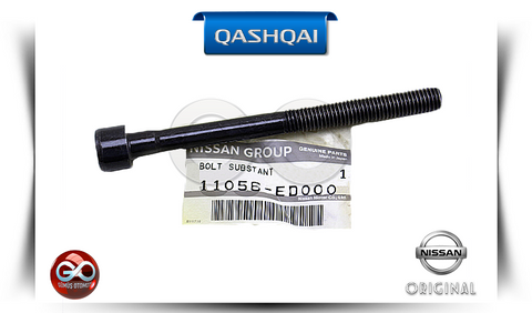 11056-ED000<br>SİLİNDİR KAPAK SAPLAMALARI<br>QASHQAI >>J10E >>HR16DE >>1600 cc = BENZİNLİ - Gümüş Otomotiv