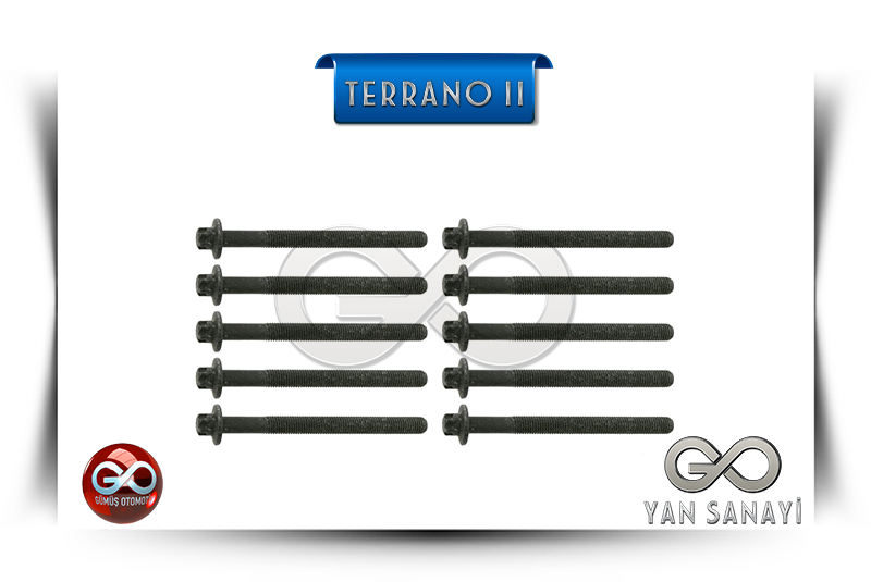 11056-G2400<br>SİLİNDİR KAPAK SAPLAMASI<br>TERRANO II | R20 | TD27TI | 2700 CC TURBO DİZEL - Gümüş Otomotiv