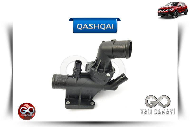 11061-00Q1M<br> KOMPLE TERMOSTAT YUVASI<br> QASHQAI-J11E-R9M-1600 cc DİZEL - Gümüş Otomotiv
