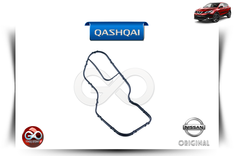 11062-00QAB<br>TERMOSTAT SU ÇIKIŞ BORUSU CONTA<br> QASHQAI - J11E - HRA2DDT - 1200 cc BENZİNLİ - Gümüş Otomotiv