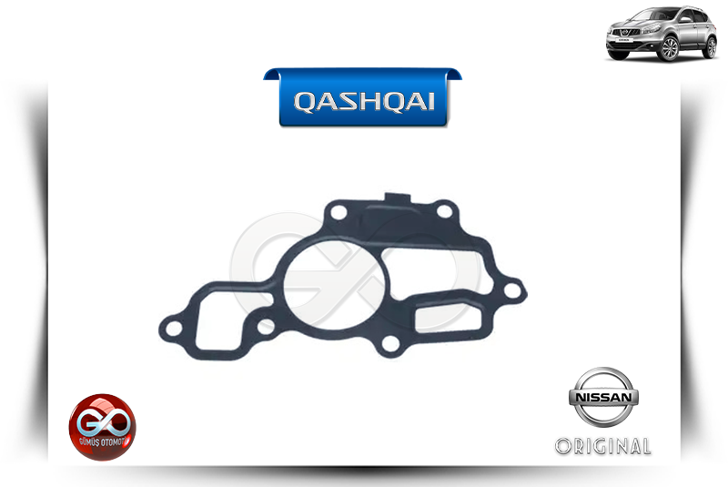11062-EN200<br> DEVİRDAİM SU ÇIKIŞ BORU CONTASI<br> QASHQAI - J10E - MR20DE - 2000 cc DİZEL - Gümüş Otomotiv