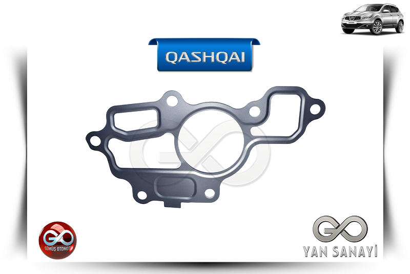11062-EN200<br> DEVİRDAİM SU ÇIKIŞ BORU CONTASI<br> QASHQAI - J10E - MR20DE - 2000 cc DİZEL - Gümüş Otomotiv