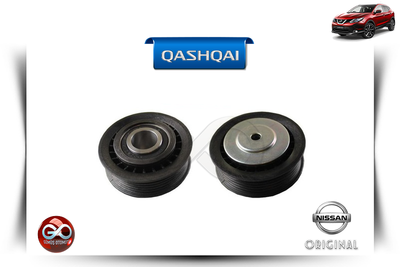11072-00Q5N<br>ALTERNATÖR-KLİMA KAYIŞ GERGİ RULMANI<br> QASHQAI-J11E-HRA2DDT-1200 cc BENZİNLİ - Gümüş Otomotiv
