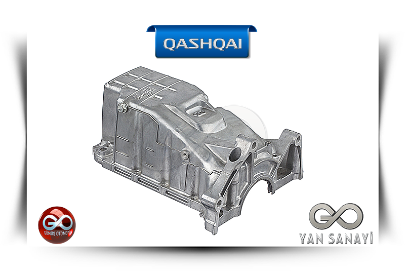 11110-00QAS<br> MOTOR YAĞ KARTERİ<br> QASHQAI-J11E-K9K-1500 cc DİZEL - Gümüş Otomotiv