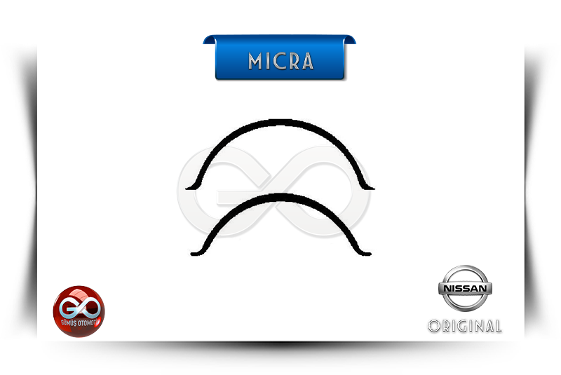 11121-4F100<br>YAĞ KARTER CONTASI "ÖN-ARKA"<br>MICRA-K11E-CG13DE-1300 cc BENZİNLİ - Gümüş Otomotiv