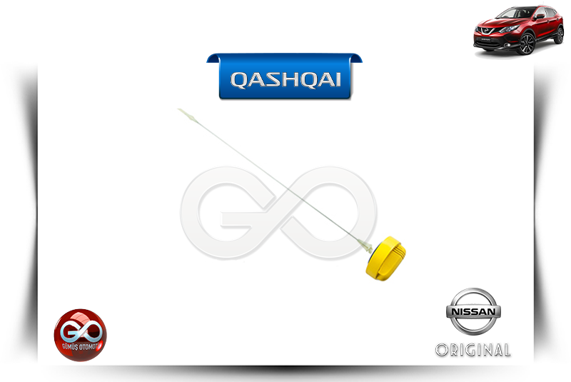 11140-00Q3B<br> MOTOR YAĞI SEVİYE ÖLÇÜM ÇUBUĞU<br> QASHQAI-J11E-K9K-1500 cc DİZEL - Gümüş Otomotiv