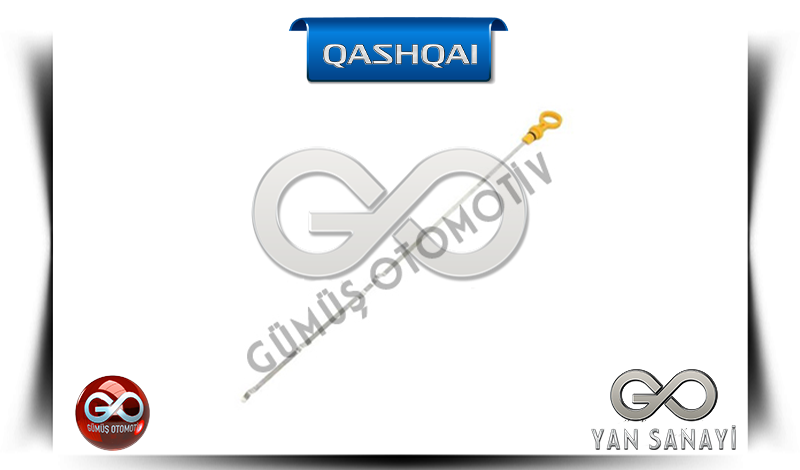 11140-ED000<br>MOTOR YAĞ ÖLÇÜM ÇUBUĞU<br>QASHQAI | J10E | HR16DE  1600 cc  BENZİNLİ - Gümüş Otomotiv