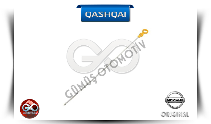 11140-JD00A<br>YAĞ SEVİYE ÖLÇÜM ÇUBUĞU<br>QASHQAI - J10E - MR20DE - 2000 cc DİZEL - Gümüş Otomotiv