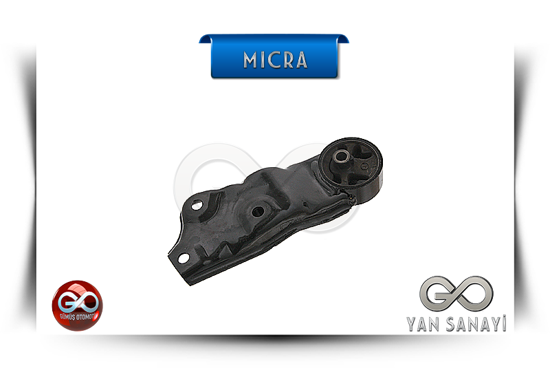 Siyah motor kulağı braket, montaj delikli parça