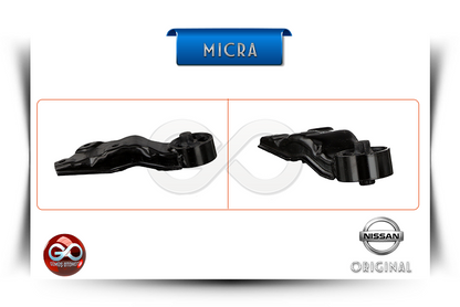 Siyah motor kulağı braket, farklı açıdan görünüm ve montaj yüzeyi