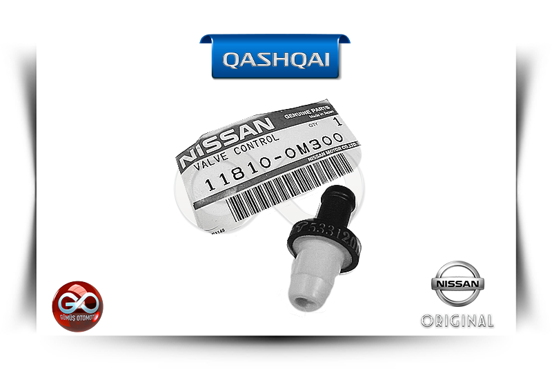 11810-0M300<br>KÜLBÜTÖR KAPAK VAKUM SİBOBU<br>QASHQAI-J11E-HRA2DDT-1200 cc BENZİNLİ - Gümüş Otomotiv