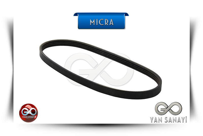 11920-41B01<br>ALTERNATÖR VE KLİMA KOMPRESÖR KAYIŞI<br>MICRA-K12E-CR12DE-1200 cc BENZİNLİ - Gümüş Otomotiv
