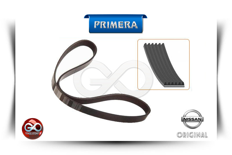 11920-9F605<br> ALTERNATÖR KAYIŞI+KLİMA KAYIŞI<br> PRIMERA | P12E | QG16DE | 1600 cc BENZİNLİ - Gümüş Otomotiv
