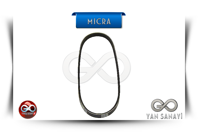 11950-41B00<br>DİREKSİYON POMPASI KAYIŞI<br>MICRA-K12E-CR12DE-1200 cc BENZİNLİ - Gümüş Otomotiv