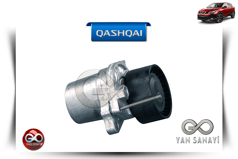 11955-00Q0G<br> ALTERNATÖR - KLİMA KAYIŞ GERGİSİ <br> QASHQAI-J11E-R9M-1600 cc DİZEL - Gümüş Otomotiv